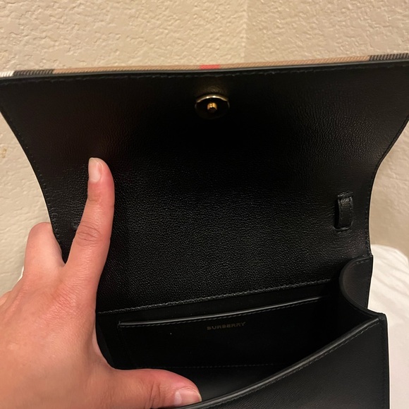 BURBERRY Madison MX Crossbody Bag Black Multi - Picture 8 of 9